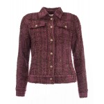 NED Fares Lurex Tweed Check Purple NED Fares Lurex Tweed Check Purple
